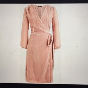 J Crew Wrap Dress in Drapey Velvet